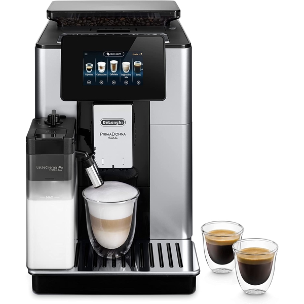 ყავის აპარატი DeLonghi ECAM610.55.SB, 1450W, 2.2L, Coffee Machine, Black/Silver