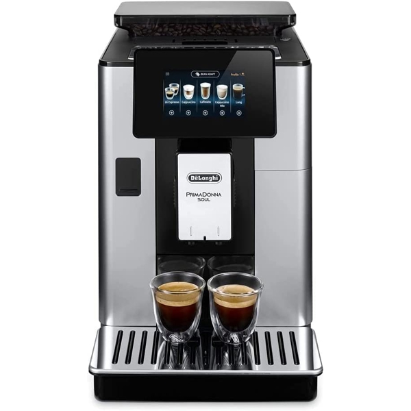 ყავის აპარატი DeLonghi ECAM610.55.SB, 1450W, 2.2L, Coffee Machine, Black/Silver