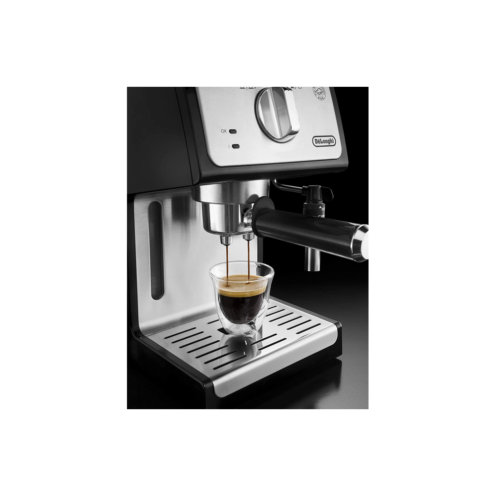 ყავის აპარატი DeLonghi ECP35.31, 1100W, 1.1L, Coffee Machine, Black/Silver