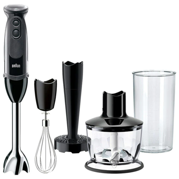 ხელის ბლენდერი Braun MQ5237BK HB, 1000W, 0.6L, Blender, Black