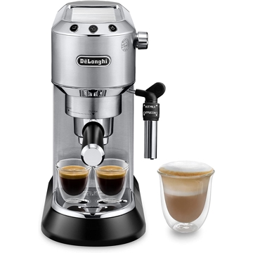 ყავის აპარატი DeLonghi EC685.W, 1300W, 1.1L, Coffee Machine, Silver