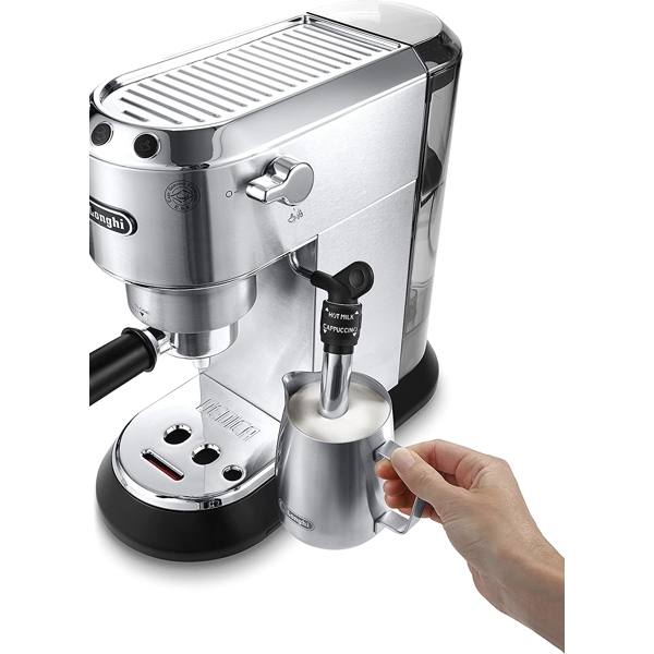 DeLonghi EC685.W, 1300W, 1.1L, Coffee Machine, Silver