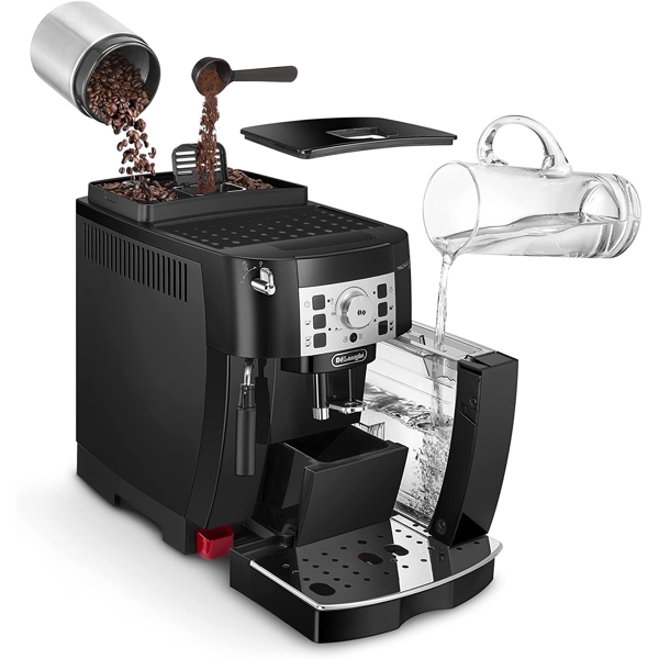 ყავის აპარატი DeLonghi ECAM22.110.B S11, 1450W, 1.8L, Coffee Machine, Black