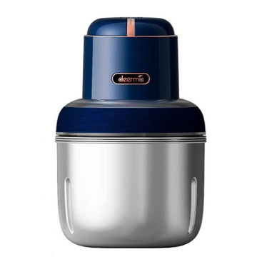 სამზარეულოს კომბაინი Xiaomi Deerma DEM-JR08, 220W, 1.2L, Food Processor, Blue/Silver