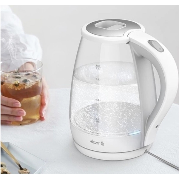 ელექტრო ჩაიდანი Xiaomi Deerma DEM-SH30W, 2200W, 1.7L, Electric Kettle, White