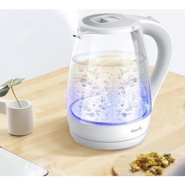 ელექტრო ჩაიდანი Xiaomi Deerma DEM-SH30W, 2200W, 1.7L, Electric Kettle, White