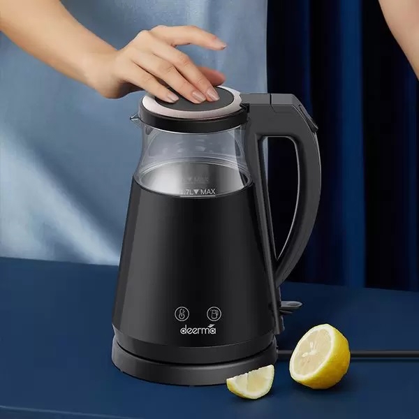 ელექტრო ჩაიდანი Xiaomi Deerma DEM-SH90W, 1700W, 1.7L, Electric Kettle, Black