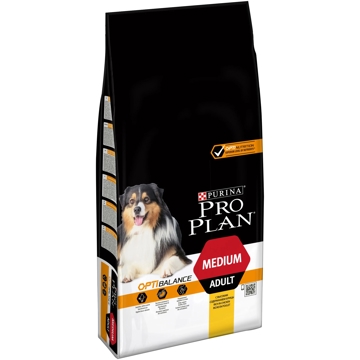 ძაღლის საკვები ProPlan 7613035120488 Adult Dogs, Medium, Dental Care, Chicken, 14Kg