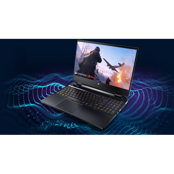 ნოუთბუქი Acer NH.QGPER.002 Predator Helios 300, 15.6", i7-12700H, 16GB, 512GB SSD, RTX3060 6GB, Shale Black