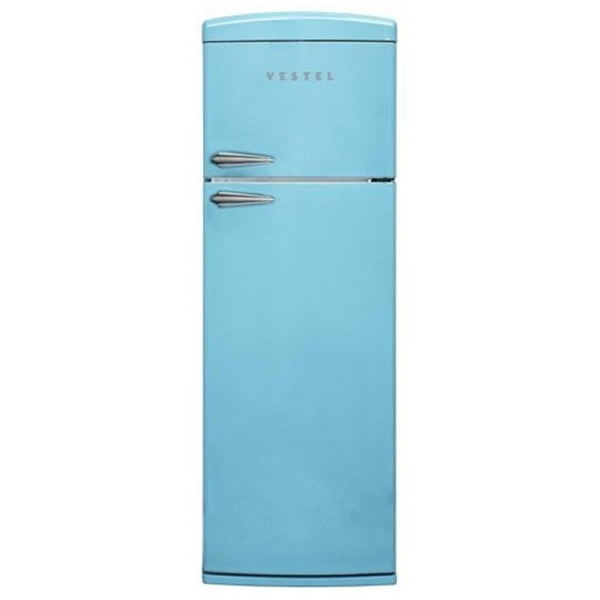 Vestel RS455TFR3, 313L, A+, Refrigerator, Blue