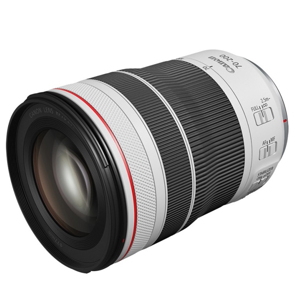 Canon 4318C005AA, RF 70-200 F4 L IS USM, White/Black