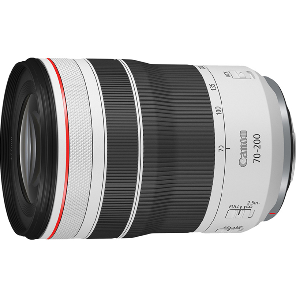 Canon 4318C005AA, RF 70-200 F4 L IS USM, White/Black