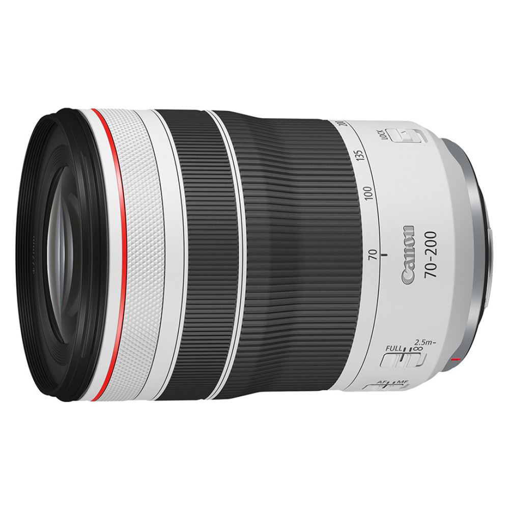Canon 4318C005AA, RF 70-200 F4 L IS USM, White/Black