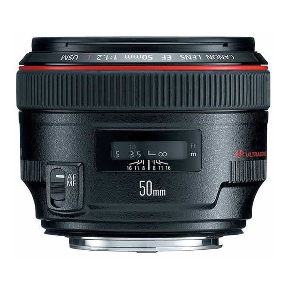 Canon 1257B005AA, EF 50mm f/1.2 L USM, Black