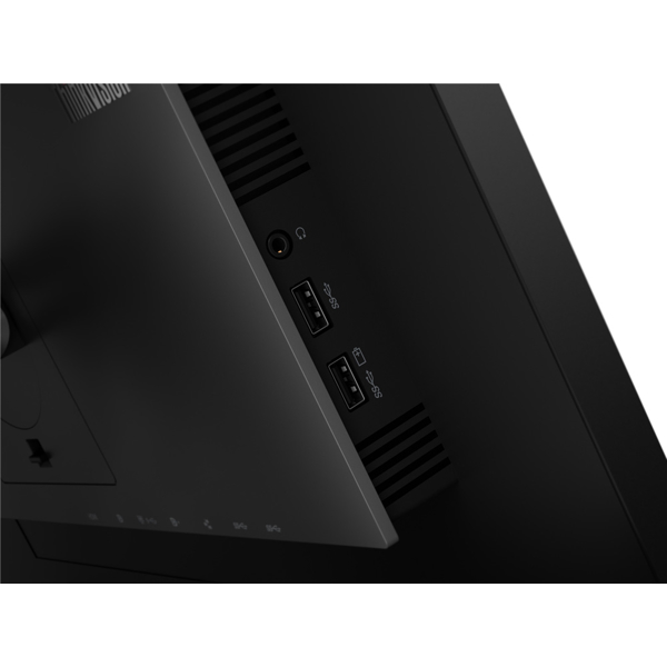Lenovo 62B2GAT1EU ThinkVision P24H, 23.8", Monitor, WQHD, IPS, HDMI, DP, USB-C, USB, Black
