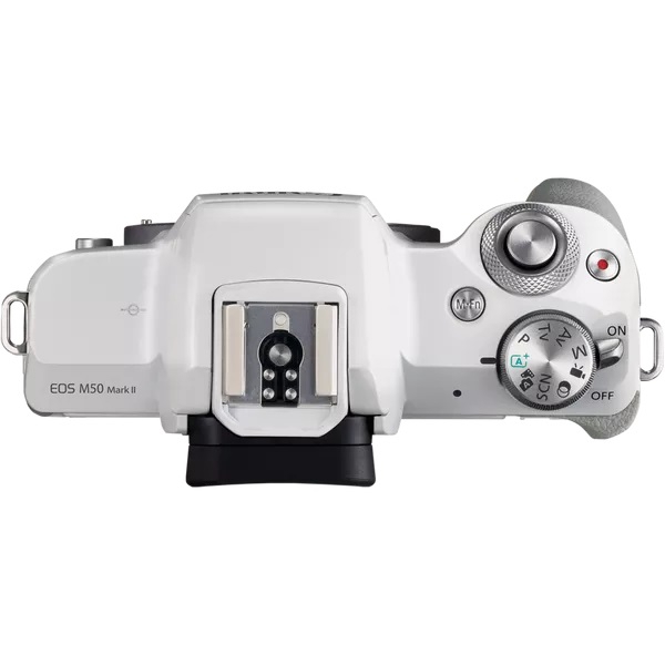 ციფრული ფოტოაპარატი Canon 4729C028AA EOS M50 Mark II, Digital Camera With Lens, White