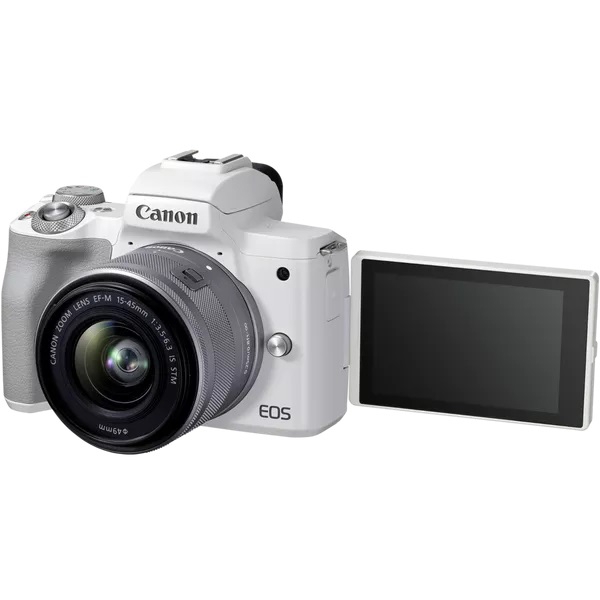 ციფრული ფოტოაპარატი Canon 4729C028AA EOS M50 Mark II, Digital Camera With Lens, White