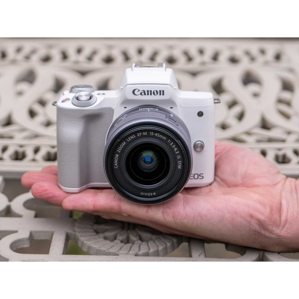 ციფრული ფოტოაპარატი Canon 4729C028AA EOS M50 Mark II, Digital Camera With Lens, White