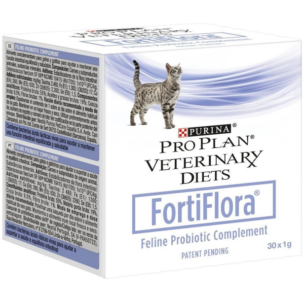 საკვები დანამატი ProPlan 7613035165595 Adult Cats, Kittens, FortiFlora, Veterinary Diets, 30Pcs