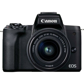 ციფრული ფოტოაპარატი Canon 4728C043AA EOS M50 Mark II, Digital Camera With Lens, Black