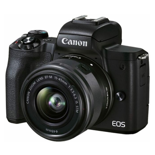 ციფრული ფოტოაპარატი Canon 4728C043AA EOS M50 Mark II, Digital Camera With Lens, Black