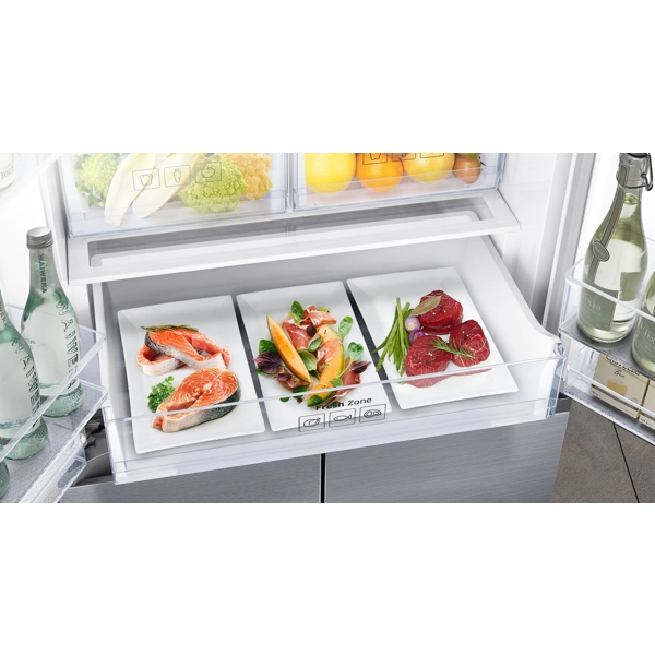 მაცივარი Samsung RF50N5861B1/WT, 461L, A+, No Frost, Refrigerator, Graphite