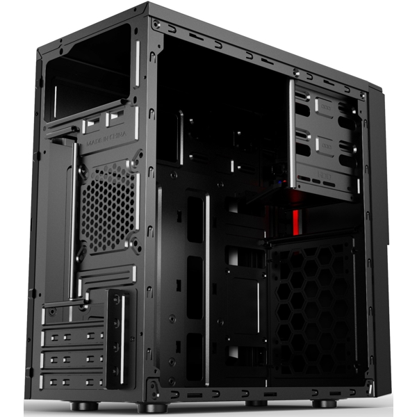 ქეისი 2E 2E-RD860-3U Computer Case Basis Micro ATX, Mini ITX, 2xUSB2.0, USB3.0, Black