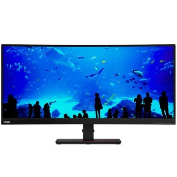 მონიტორი Lenovo Thinkvision T34W, 34", Curved Monitor, UHD, LED, IPS, USB, DP, Black