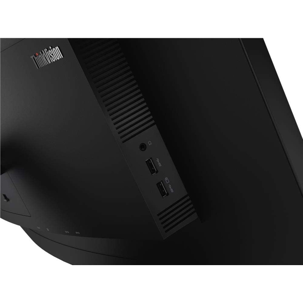 მონიტორი Lenovo Thinkvision T34W, 34", Curved Monitor, UHD, LED, IPS, USB, DP, Black