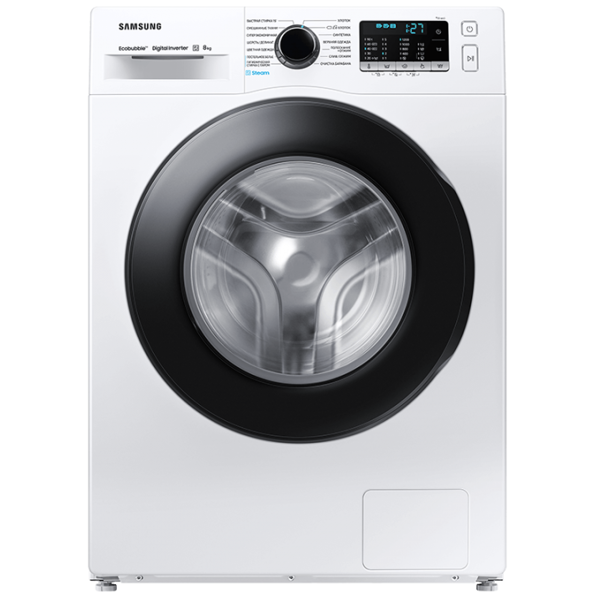 სარეცხი მანქანა Samsung WW80AAS21AE/LP, 8Kg, A, 1200Rpm, 75Db, Washing Machine, White