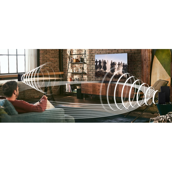 დინამიკი Samsung HW-A450/RU, 300W, Bluetooth, USB, Soundbar, Black