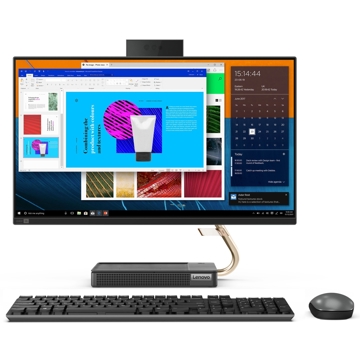 All In One კომპიუტერი Lenovo F0G2002RRK Ideacentre 5, 24", Ryzen 7-5700U, 16GB, 512GB SSD, Integrated, Gray