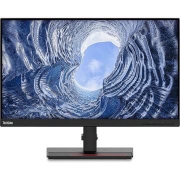 მონიტორი Lenovo 62B0MAT2EU Thinkvision T24I, 23.8", Monitor, FHD, IPS, HDMI, VGA, DP, Black