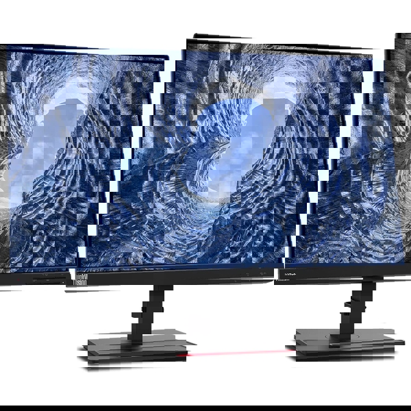 მონიტორი Lenovo 62B0MAT2EU Thinkvision T24I, 23.8", Monitor, FHD, IPS, HDMI, VGA, DP, Black