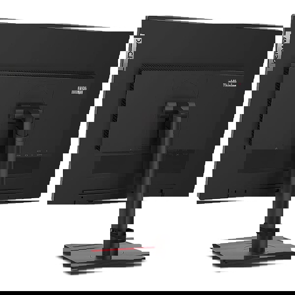 მონიტორი Lenovo 62B0MAT2EU Thinkvision T24I, 23.8", Monitor, FHD, IPS, HDMI, VGA, DP, Black