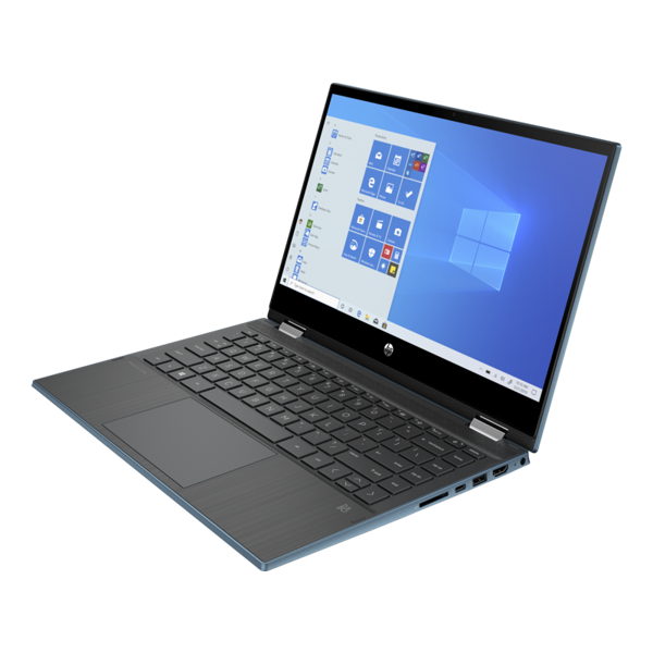 ნოუთბუქი HP 4H5J5EA Pavilion X360, 14'', i5-1135G7, 8GB, 256GB SSD, Integrated, Blue/Black