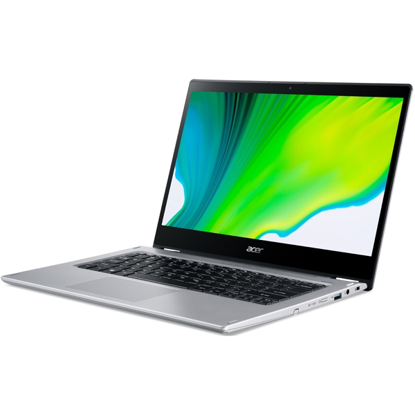 ნოუთბუქი Acer NX.HQ7EU.00V Spin 3 SP314-54N, 14", i7-1065G7, 16GB, 512GB SSD, Integrated, Silver