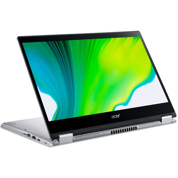 ნოუთბუქი Acer NX.HQ7EU.00V Spin 3 SP314-54N, 14", i7-1065G7, 16GB, 512GB SSD, Integrated, Silver