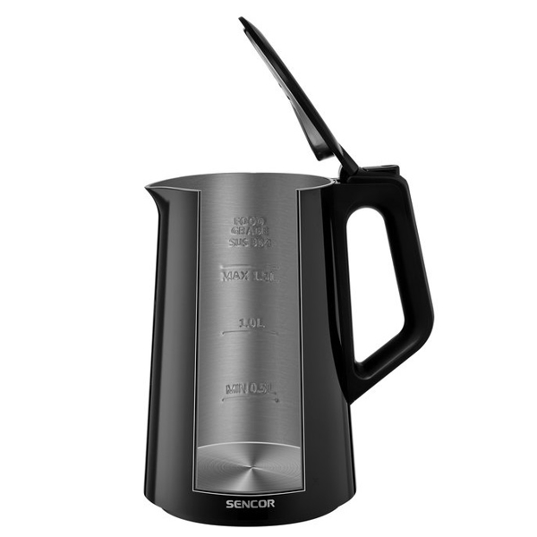 ელექტრო ჩაიდანი Sencor SWK 0590BK, 2200W, 1.5L, Electric Kettle, Black