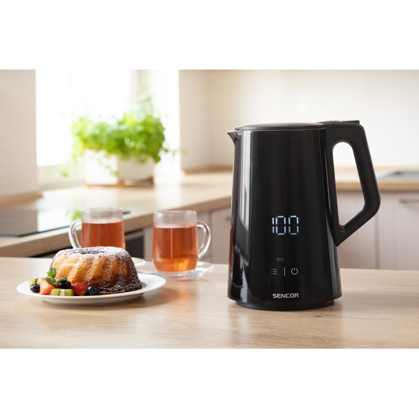 ელექტრო ჩაიდანი Sencor SWK 0590BK, 2200W, 1.5L, Electric Kettle, Black