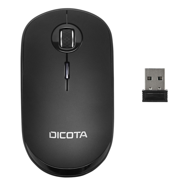 მაუსი Dicota D31829, Wirless, USB, Mouse, Black