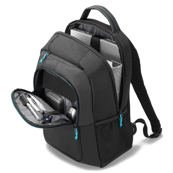 ნოუთბუქის ჩანთა Dicota D30575, 15.6", Backpack, Black