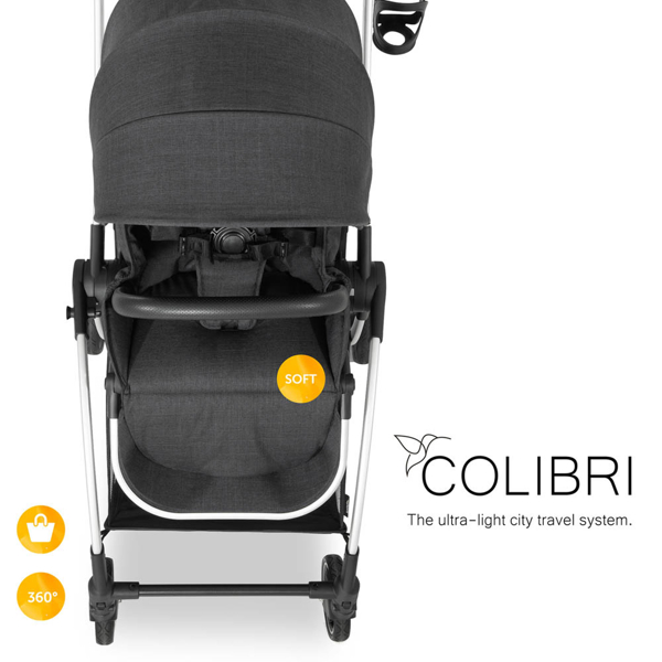 საბავშვო ეტლი Hauck 166048 Colibri Duoset Black