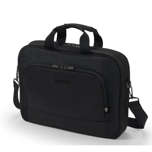 ნოუთბუქის ჩანთა Dicota D31325-RPET, 15.6", Laptop Bag, Black