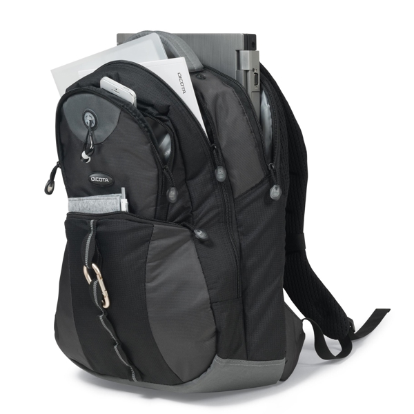 ნოუთბუქის ჩანთა Dicota N11648N-V3, 15.6",  Backpack, Black