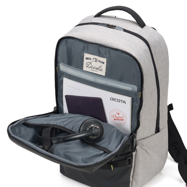 ნოუთბუქის ჩანთა Dicota D31766, 15.6", Backpack, Gray