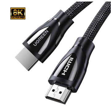 HDMI კაბელი UGREEN HD140 (80404) 8K HDMI 2.1 to HDMI 2.1 Cable, 3m, Black