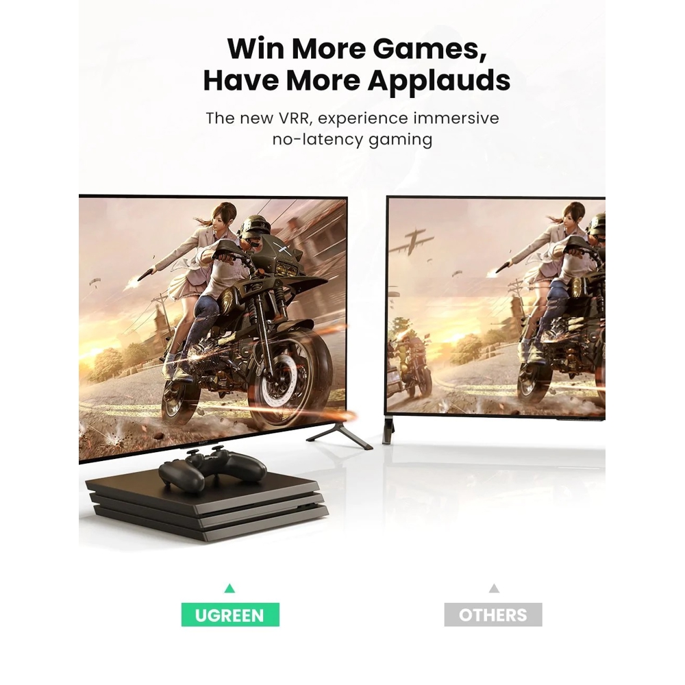 UGREEN HD140 (80402), 8K, 2.1 HDMI to HDMI Cable, 1.5m, Black