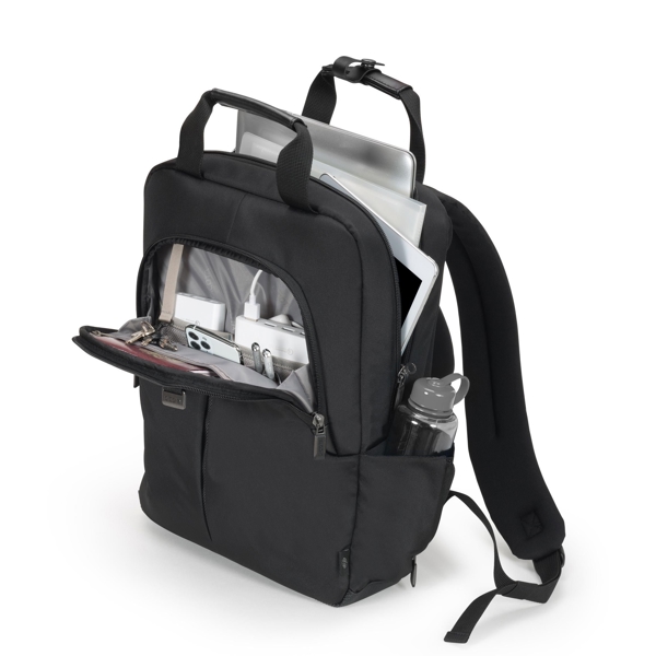 ნოუთბუქის ჩანთა Dicota D31820-RPET, 14.1", Backpack, Black