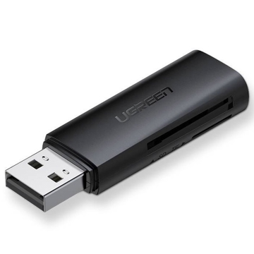 ბარათის წამკითხველი UGREEN CM264 (10927) USB3.0 to SD/TF Card Reader, Black